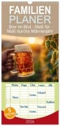 Cover-Bild zum Titel 'Familienplaner 2026 - Bier im Blut - Maß für Maß durchs Männerjahr mit 5 Spalten (Wandkalender, 21 x 45 cm) CALVENDO' von 'Mb Fotografie'