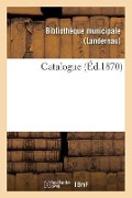 Cover-Bild zum Titel 'Catalogue' von 'Sans Auteur'