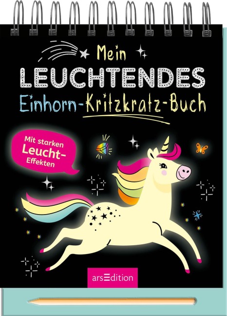 Mein leuchtendes Einhorn-Kritzkratz-Buch - 