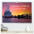 Hamburg schläft nie (hochwertiger Premium Wandkalender 2024 DIN A2 quer), Kunstdruck in Hochglanz - Sarnade Sarnade