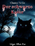 Cover-Bild zum Titel 'Der schwarze Kater' von 'Edgar Allan Poe'