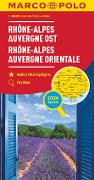 MARCO POLO Regionalkarte Rhône-Alpes, Auvergne Ost 1:300.000 - 
