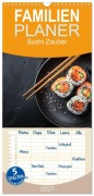 Cover-Bild zum Titel 'Familienplaner 2027 - Sushi Zauber mit 5 Spalten (Wandkalender, 21 x 45 cm) CALVENDO' von 'Kerstin Waurick'