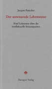 Cover-Bild zum Titel 'Der unwissende Lehrmeister' von 'Jacques Rancière'