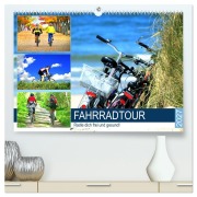 Cover-Bild zum Titel 'Fahrradtour. Radle dich frei und gesund! (hochwertiger Premium Wandkalender 2027 DIN A2 quer), Kunstdruck in Hochglanz' von 'Rose Hurley'