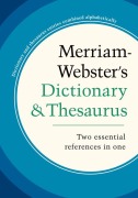 Cover-Bild zum Titel 'Merriam-Webster's Dictionary & Thesaurus' von ''