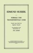 Cover-Bild zum Titel 'Formale und Transzendentale Logik' von 'Petra Janssen, Edmund Husserl'