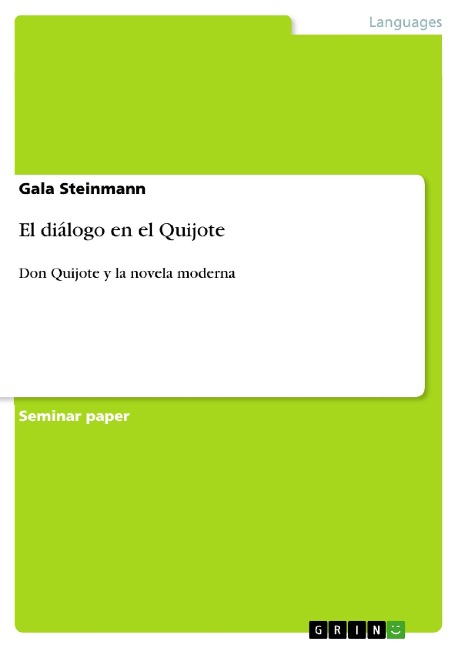 El diálogo en el Quijote - Galina Sauchyts