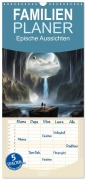 Cover-Bild zum Titel 'Familienplaner 2027 - Epische Aussichten mit 5 Spalten (Wandkalender, 21 x 45 cm) CALVENDO' von 'Babette Whitter'