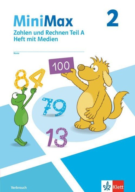 MiniMax 2. Zahlen und Rechnen Teil A - Verbrauchsmaterial mit Medien Klasse 2 - 