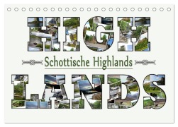 Cover-Bild zum Titel 'Schottische Highlands (Tischkalender 2026 DIN A5 quer), CALVENDO Monatskalender' von 'Sylvia Schwarz'