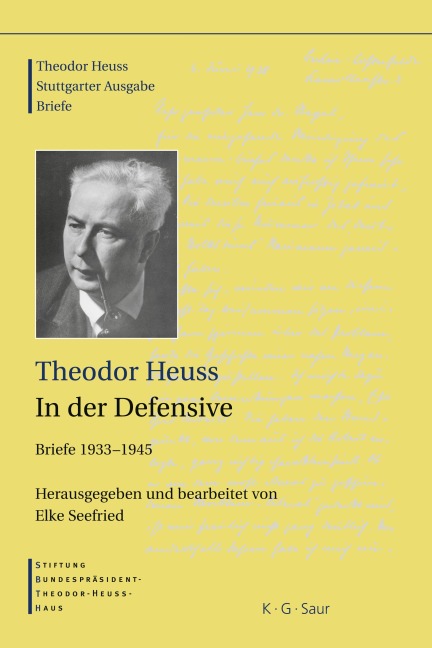 Theodor Heuss, 1933-1945, Theodor Heuss, In der Defensive - Theodor Heuss