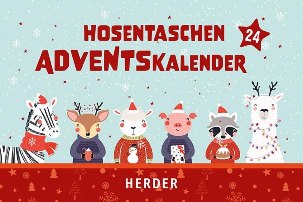 Hosentaschenadventskalender 2025 - mit Illustrationen - 