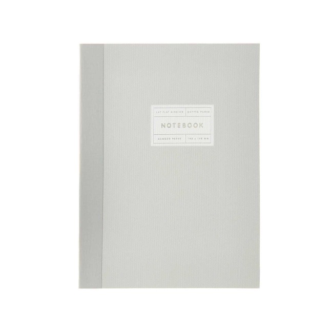 Notizbuch S, Hellgrau 80 Seiten, 100 g/m² - 