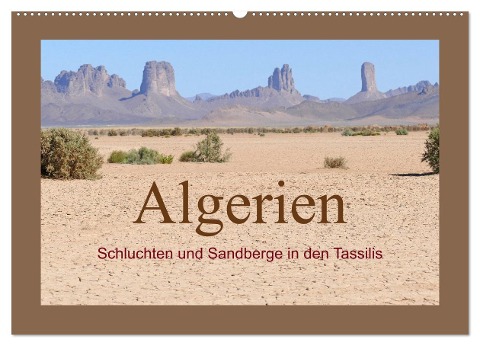 Algerien - Schluchten und Sandberge in den Tassilis (Wandkalender 2024 DIN A2 quer), CALVENDO Monatskalender - Knut Bormann