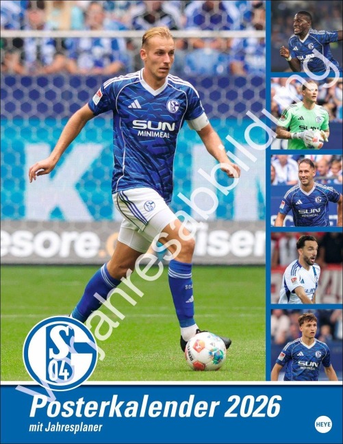 Schalke 04 Posterkalender 2027 - 