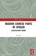 Cover-Bild zum Titel 'Modern Chinese Parts of Speech' von 'Guo Rui'