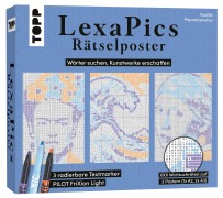 Cover-Bild zum Titel 'Rätsel-Set LexaPics - Wörter suchen, Kunstwerke erschaffen' von 'Vasiliki Papadopoulou'
