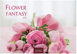 Cover-Bild zum Titel 'Flower Fantasy Kalender 2027 - Wandkalender | Fotokalender Naturkalender | Blumenkalender | 24x35cm - Wunderschöne Blumenfotos in bestechender Ästhetik' von ''