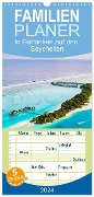 Familienplaner 2024 - In Gedanken auf den Seychellen mit 5 Spalten (Wandkalender, 21 x 45 cm) CALVENDO - Sf Sf
