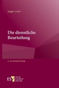 Cover-Bild zum Titel 'Die dienstliche Beurteilung' von 'Jürgen Lorse'