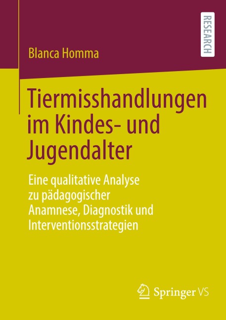 Tiermisshandlungen im Kindes- und Jugendalter - Blanca Homma