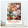Blumenglanz (hochwertiger Premium Wandkalender 2025 DIN A2 hoch), Kunstdruck in Hochglanz - Cathrin Illgen