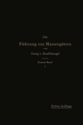 Cover-Bild zum Titel 'Die Förderung von Massengütern' von 'Georg Von Hanffstengel'