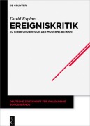 Cover-Bild zum Titel 'Ereigniskritik' von 'David Espinet'