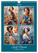 Cover-Bild zum Titel 'Zwölf Monate mit zwölf Frauen (Wandkalender 2026 DIN A4 hoch), CALVENDO Monatskalender' von 'Werner Braun'