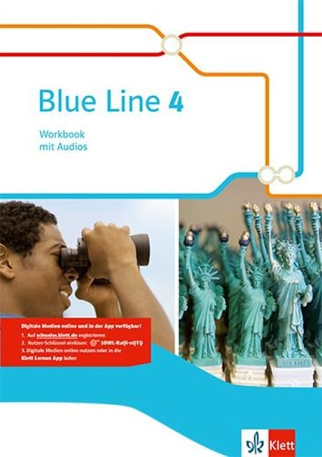 Blue Line 4. Workbook mit Audios Klasse 8. Ausgabe 2014 -