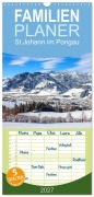 Cover-Bild zum Titel 'Familienplaner 2027 - St.Johann im Pongau mit 5 Spalten (Wandkalender, 21 x 45 cm) CALVENDO' von 'Christa Kramer'