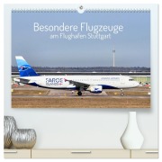 Cover-Bild zum Titel 'Besondere Flugzeuge am Flughafen Stuttgart (hochwertiger Premium Wandkalender 2026 DIN A2 quer), Kunstdruck in Hochglanz' von 'Daniel Kessler'