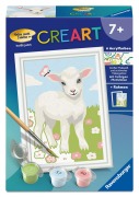Cover-Bild zum Titel 'CreArt, Malen nach Zahlen Kinder - Süßes Lämmchen' von ''