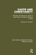 Cover-Bild zum Titel 'Caste and Christianity' von 'Duncan B. Forrester'