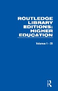 Cover-Bild zum Titel 'Routledge Library Editions: Higher Education' von ''