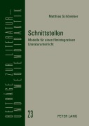 Cover-Bild zum Titel 'Schnittstellen' von 'Matthias Schönleber'