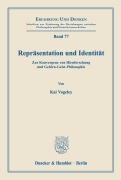 Cover-Bild zum Titel 'Repräsentation und Identität.' von 'Kai Vogeley'