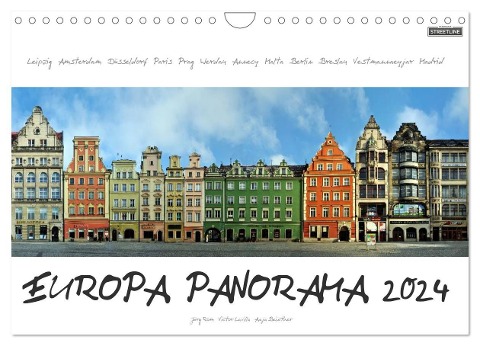Europa Panorama 2024 (Wandkalender 2024 DIN A4 quer), CALVENDO Monatskalender - Jörg Rom