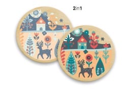 Cover-Bild zum Titel 'CreArt, Malen nach Zahlen Wooden - Winterruhe' von ''