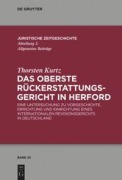 Cover-Bild zum Titel 'Das Oberste Rückerstattungsgericht in Herford' von 'Thorsten Kurtz'