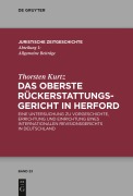 Cover-Bild zum Titel 'Das Oberste Rückerstattungsgericht in Herford' von 'Thorsten Kurtz'