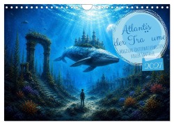 Cover-Bild zum Titel 'Atlantis der Tra¿ume - Magische Unterwasserwelten voller Fantasie (Wandkalender 2027 DIN A4 quer), CALVENDO Monatskalender' von 'Mele le Rose'
