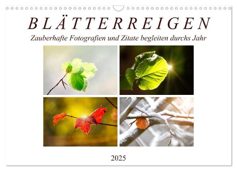 Blätterreigen (Wandkalender 2025 DIN A3 quer), CALVENDO Monatskalender - Sabine Löwer