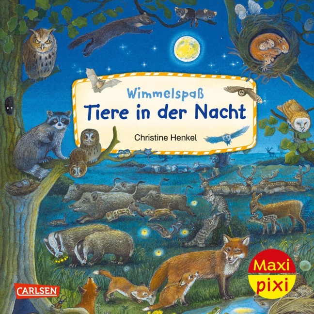 Maxi Pixi 425: VE 5: Wimmelspaß Tiere in der Nacht (5 Exemplare) - Christine Henkel