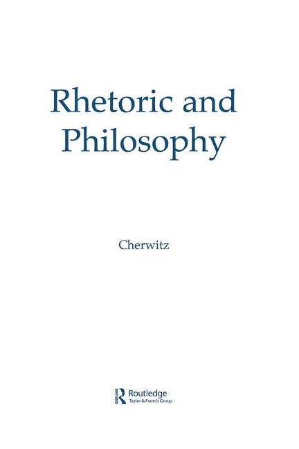 Rhetoric and Philosophy - 