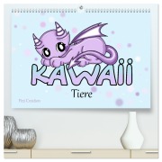Cover-Bild zum Titel 'niedliche Kawaii Tiere (hochwertiger Premium Wandkalender 2026 DIN A2 quer), Kunstdruck in Hochglanz' von 'Pezi Creation Petra Haberhauer'