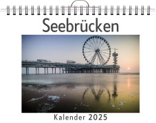 Cover-Bild zum Titel 'Seebrücken - (Wandkalender 2025, Kalender DIN A4 quer, Monatskalender im Querformat mit Kalendarium, das perfekte Geschenk)' von 'Florian Hofmann'