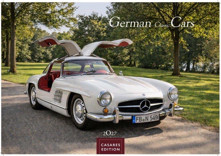 German Classic Cars Kalender 2027 - Wandkalender | Fotokalender Oldtimer 24x35 cm - deutsche Oldtimer - Meisterwerke deutscher Automobilgeschichte - 