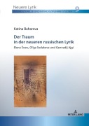 Cover-Bild zum Titel 'Der Traum in der neueren russischen Lyrik' von 'Katina Baharova'